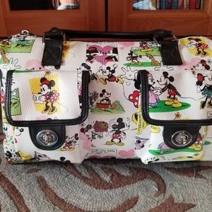 Disney Parks Mickey and Minnie Retro Handbag